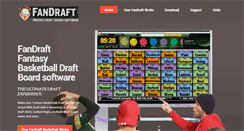 Desktop Screenshot of fandraft-basketball.com